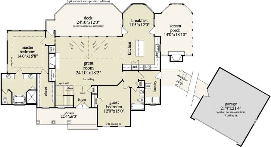 Floor Plan Main Level