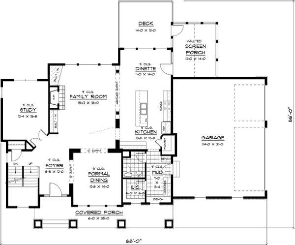 Floor Plan First Story