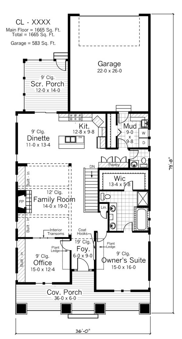 Floor Plan First Story