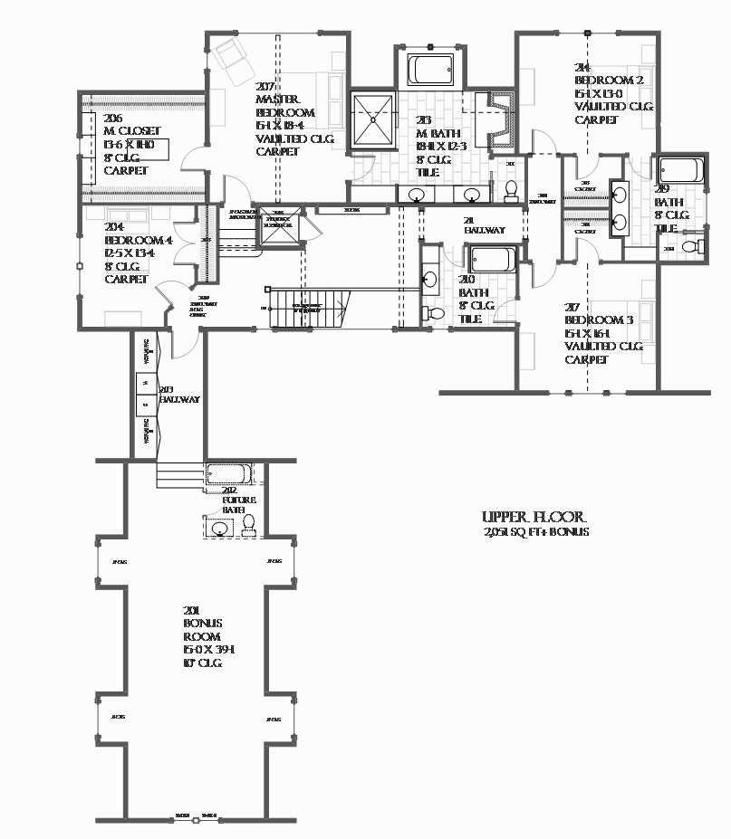 Floor Plan Upper Level