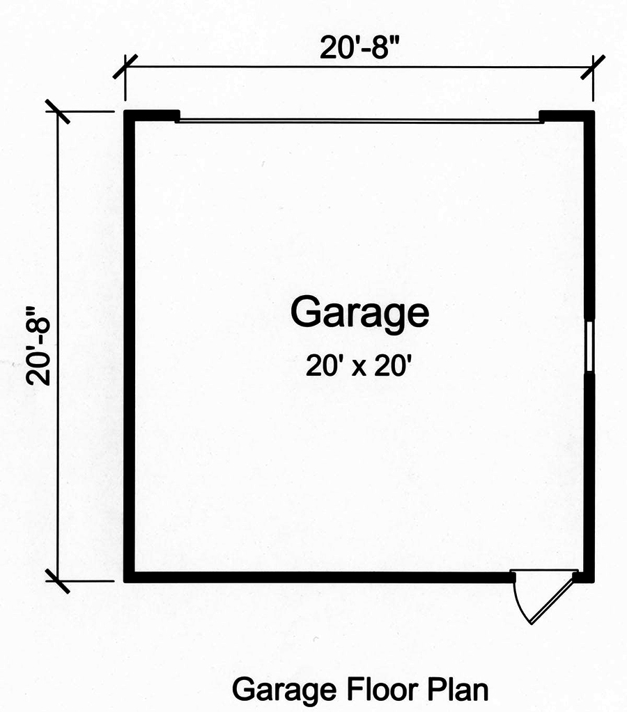 Floor Plan Garage