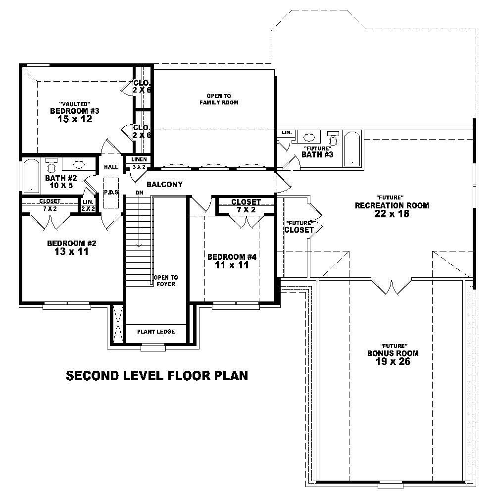 Floor Plan Second Story