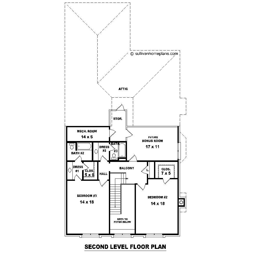 Floor Plan Second Story