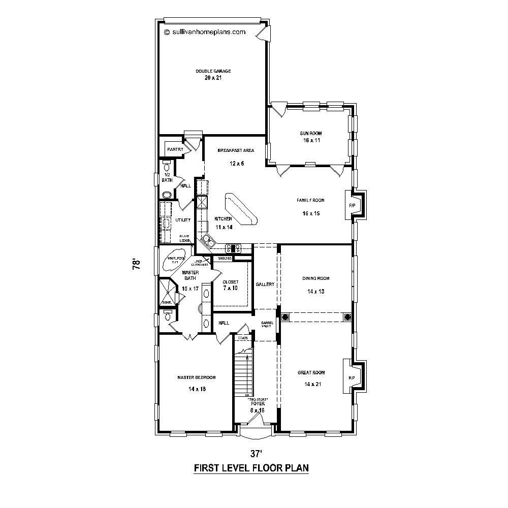 Floor Plan First Story