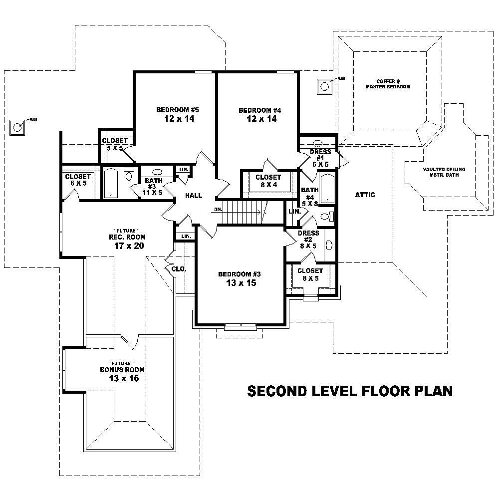 Floor Plan Second Stor