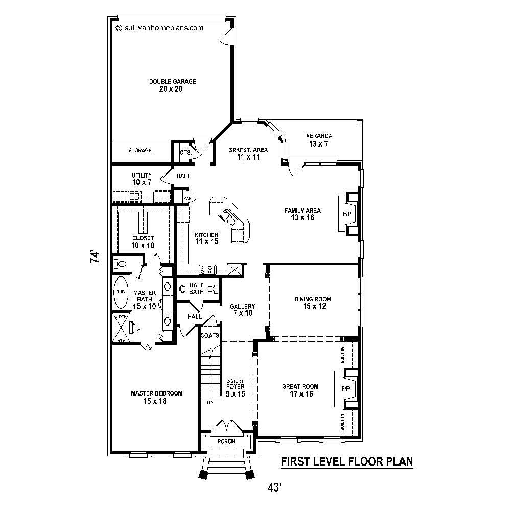 Floor Plan First Story