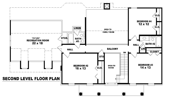Floor Plan Second Story