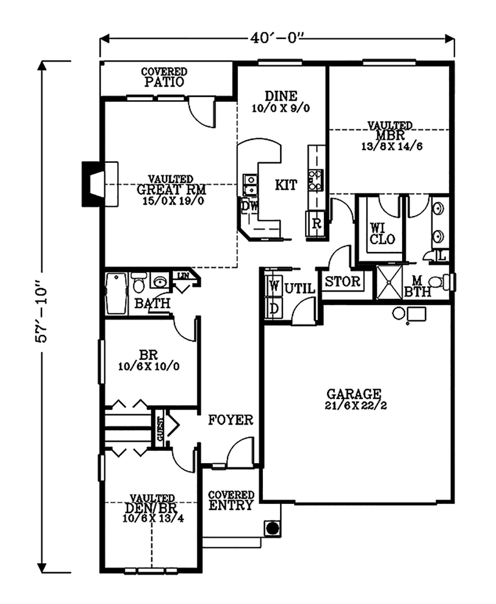 Floor Plan Main Level
