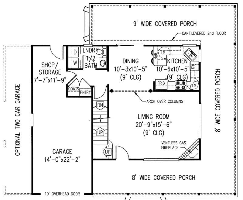 Main Level Floor Plan