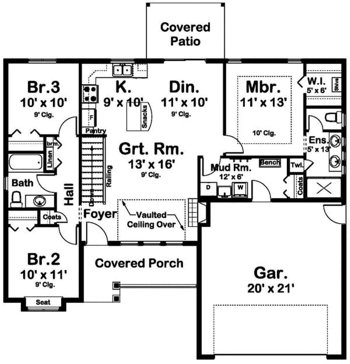 Floor Plan Main Level