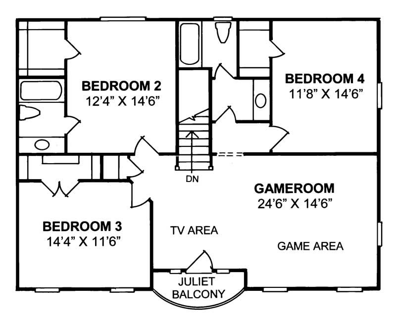 Upper Level Floor Plan