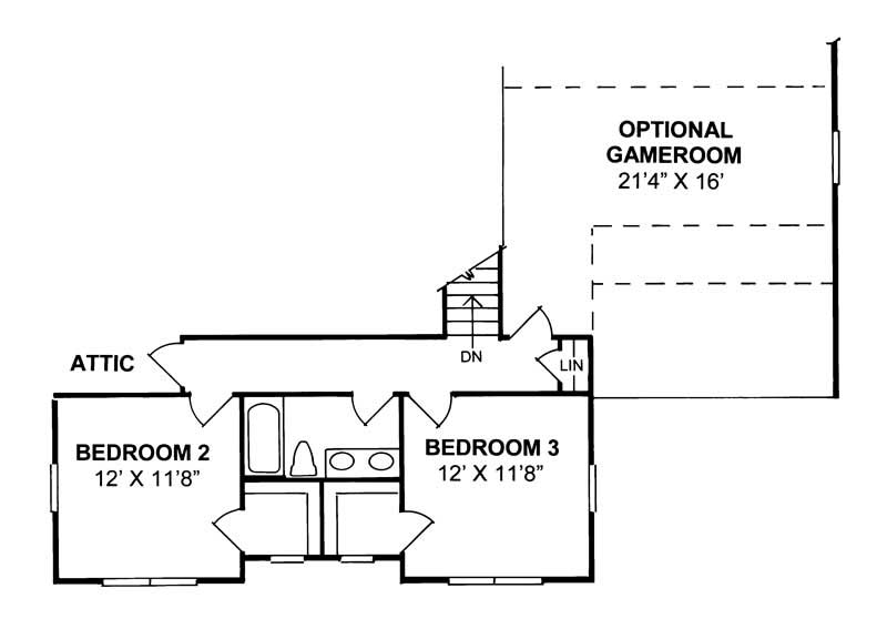 Upper Level Floor Plan