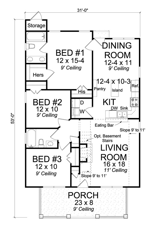 Floor Plan Main Level