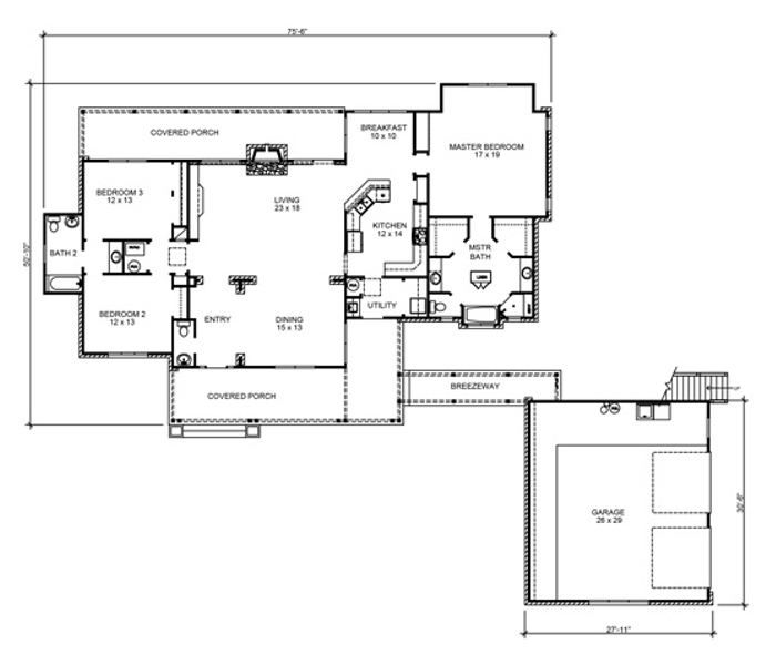 Floor Plan Main Level