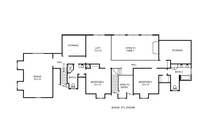 Floor Plan Upper Level