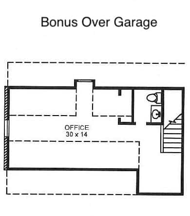 Floor Plan Bonus Room