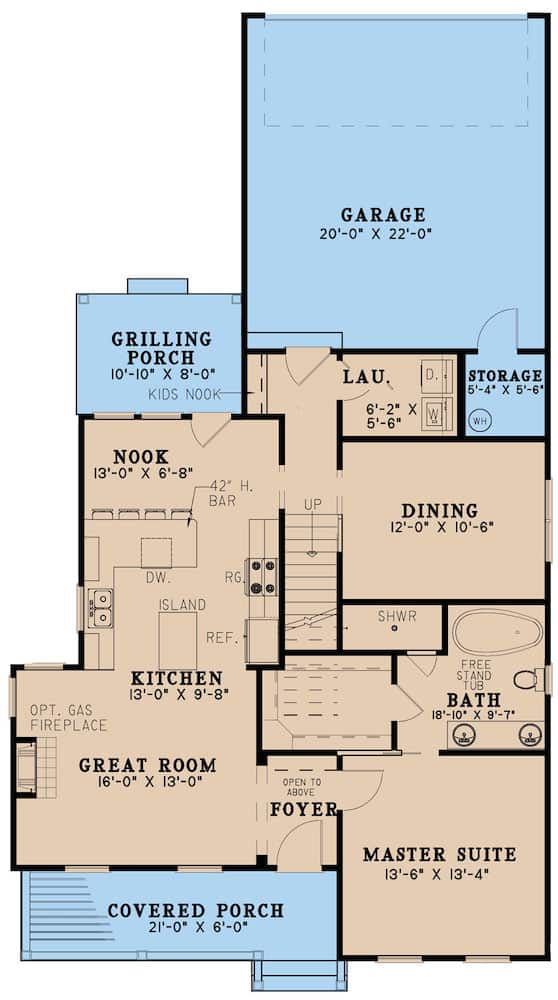 Floor Plan Main Level