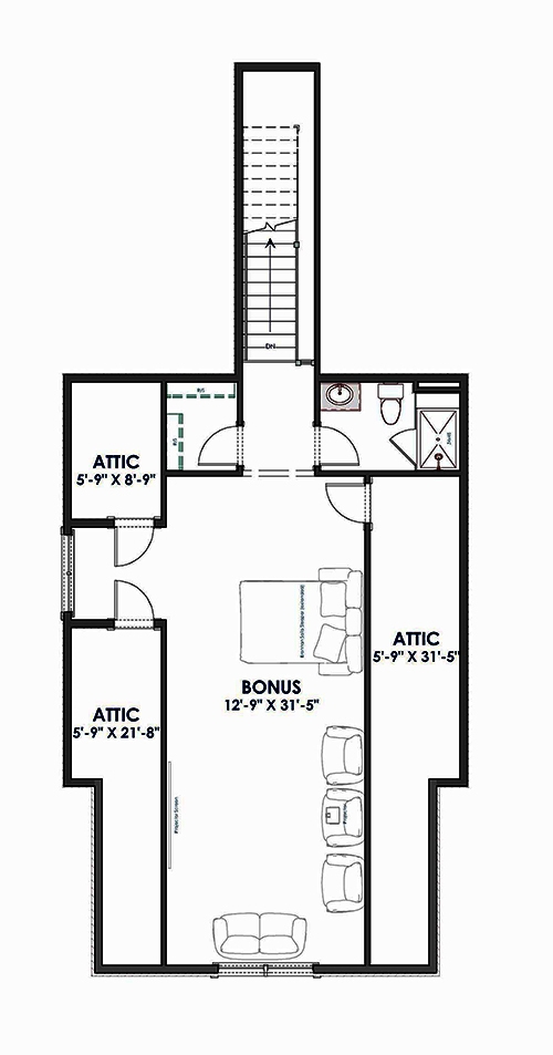 Floor Plan Bonus Room