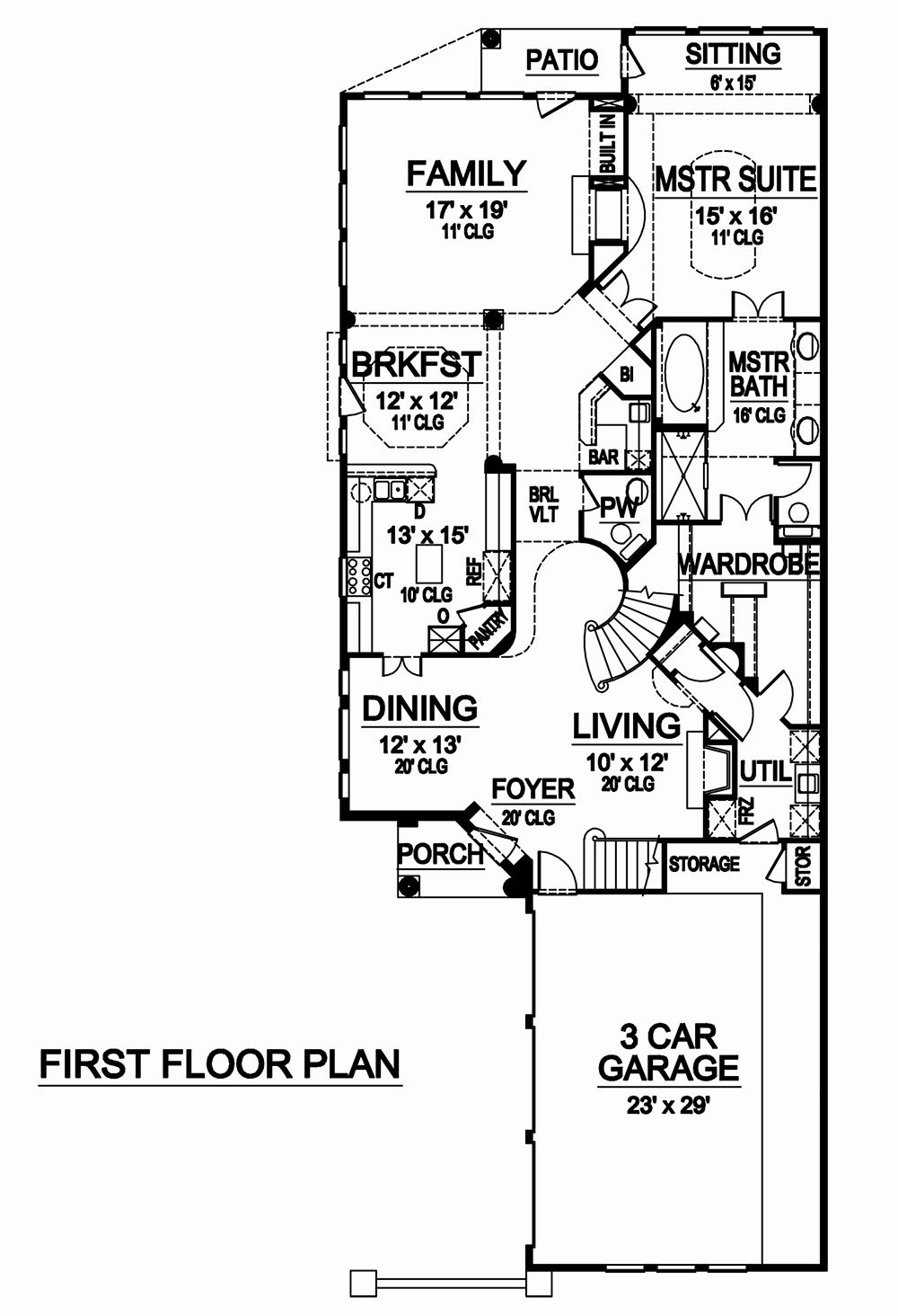 Floor Plan Main Level