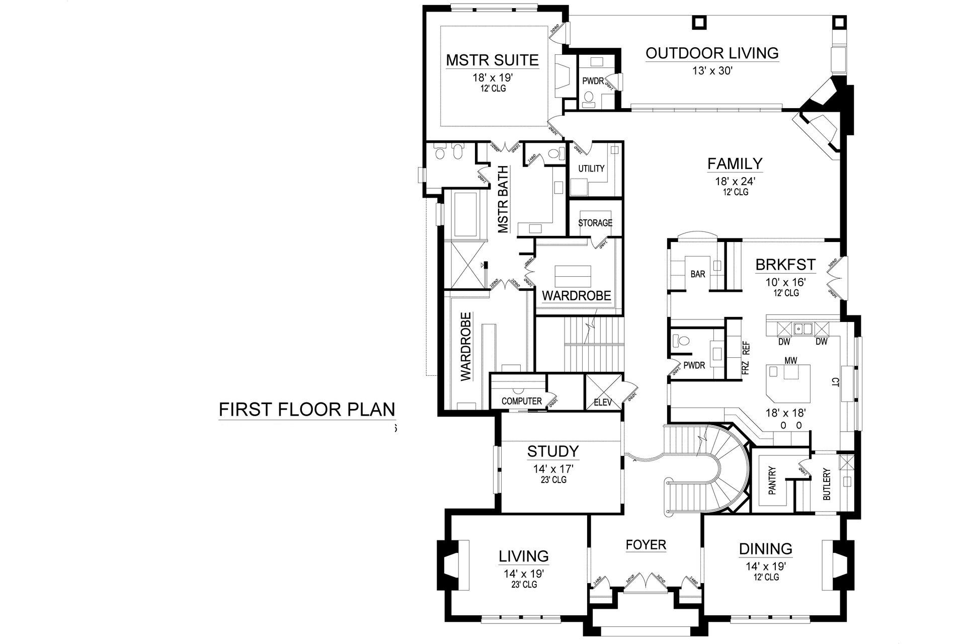 Floor Plan Main Level