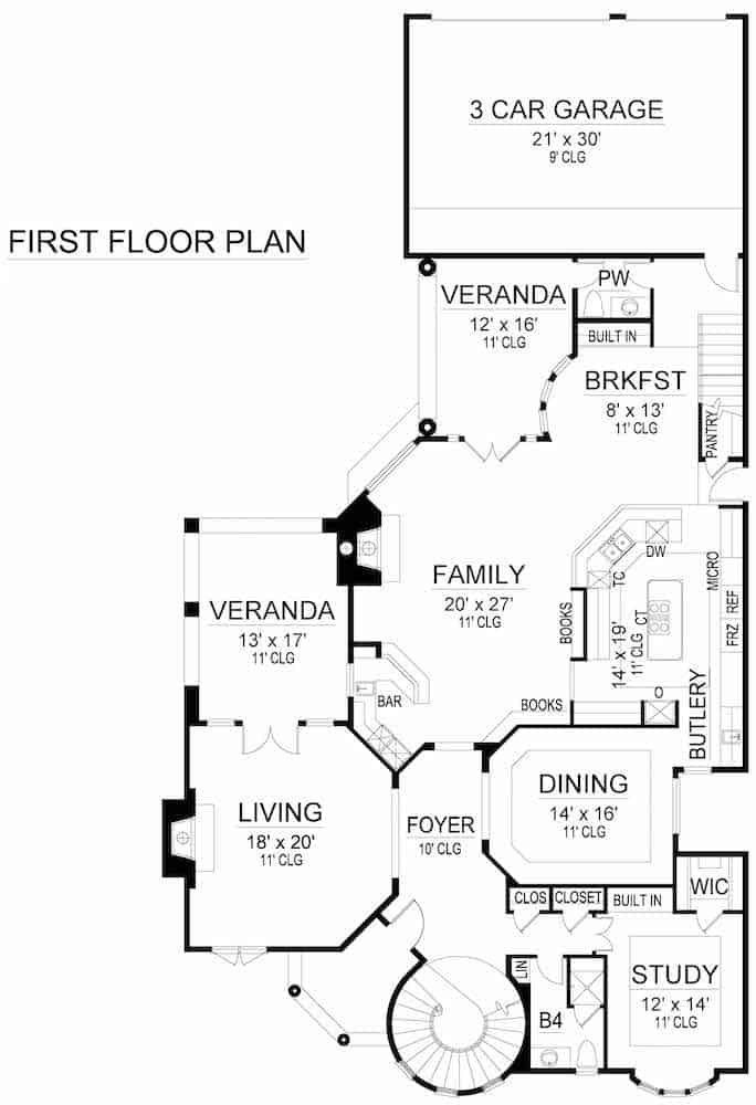 Floor Plan Main Level