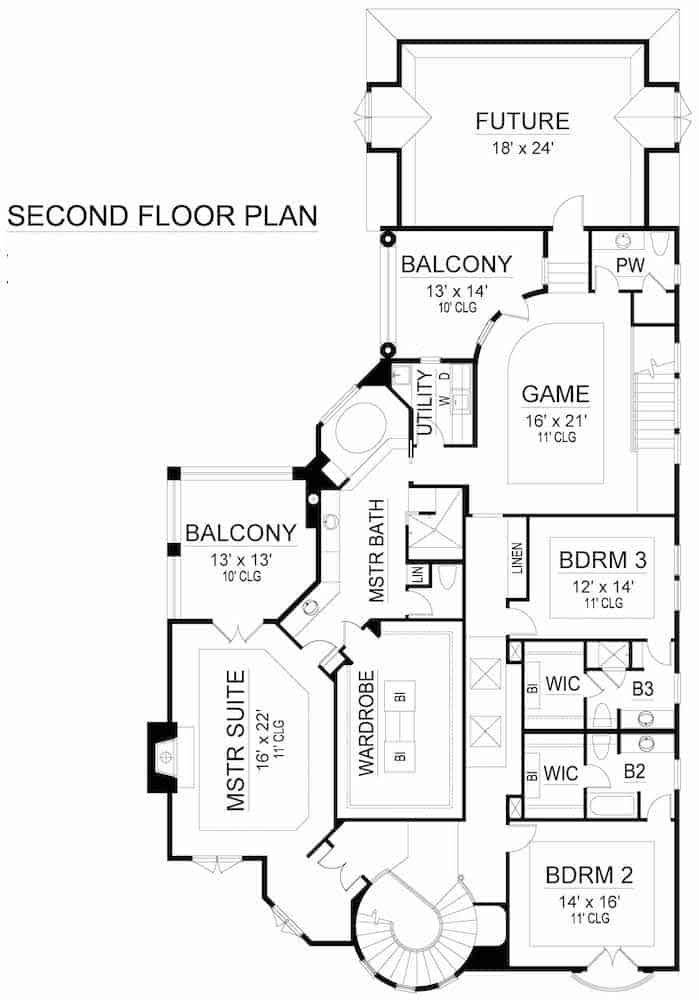 Floor Plan Upper Level