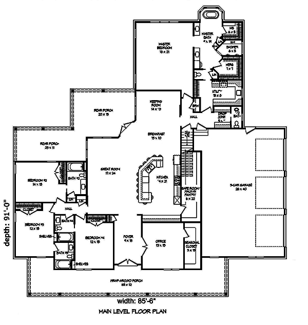 Floor Plan Main Level