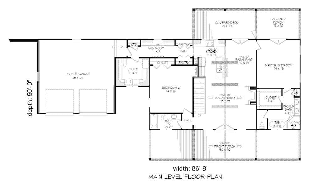 Floor Plan Main Level