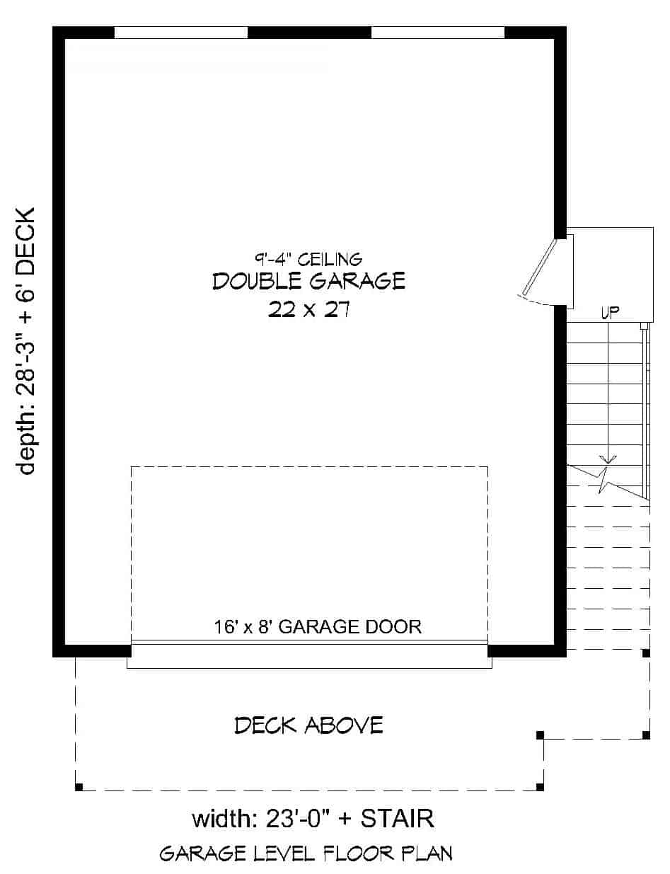 Floor Plan Garage