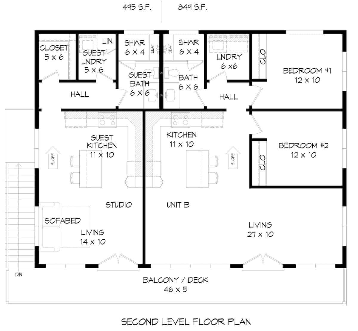 Floor Plan Upper Level