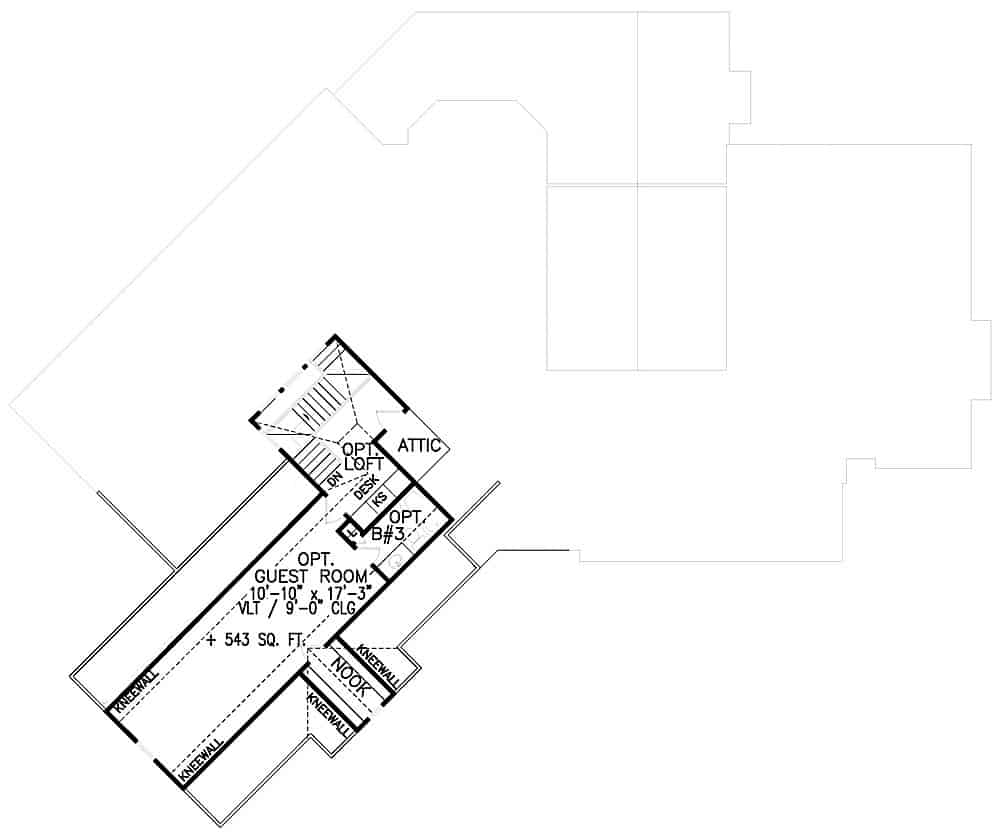 Floor Plan Bonus Room