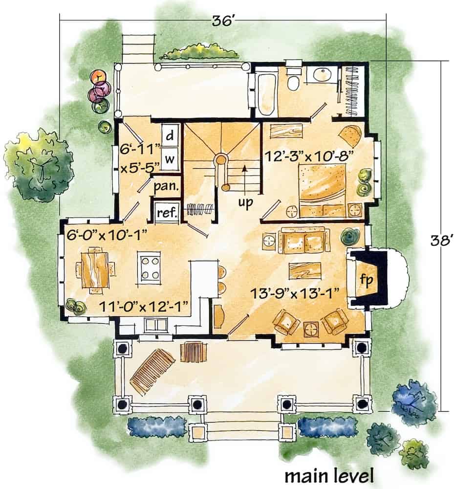 Floor Plan Main Level