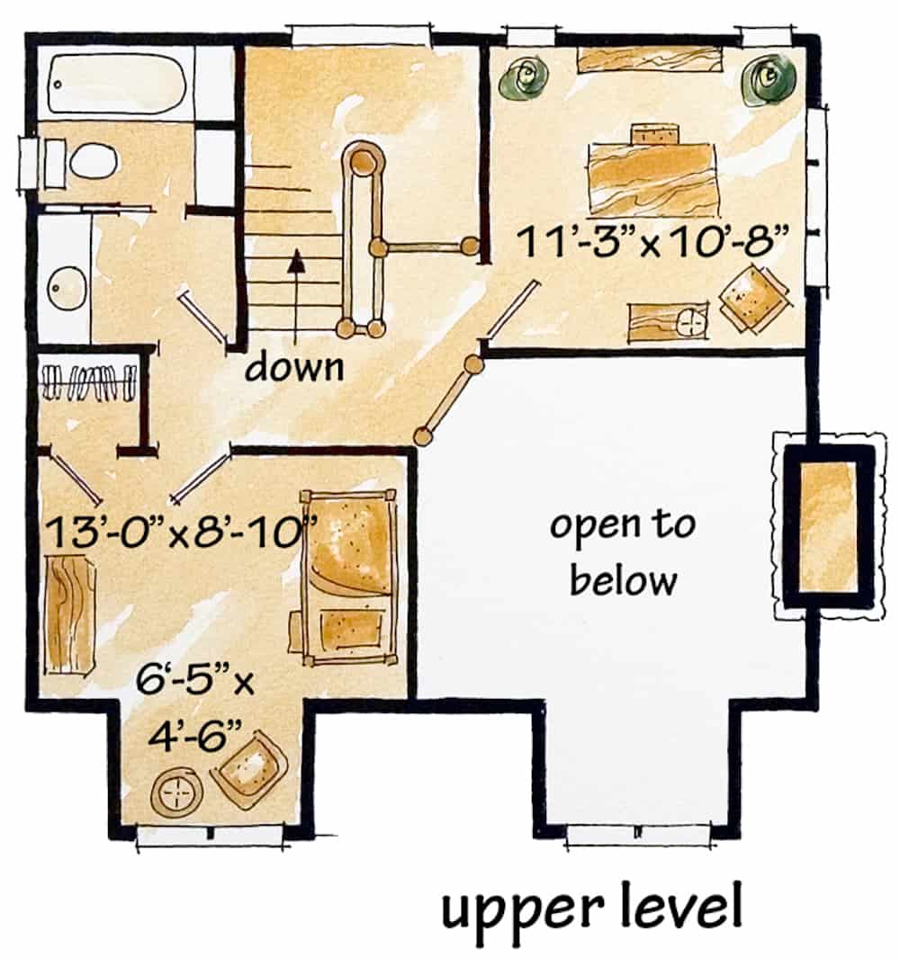 Floor Plan Upper Level