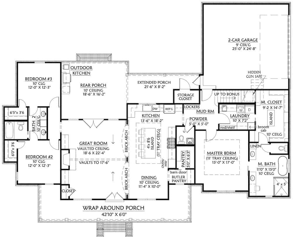Floor Plan Garage