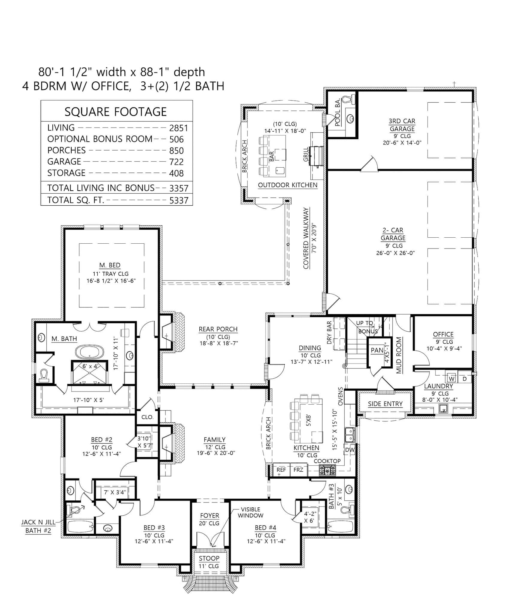 Floor Plan First Story
