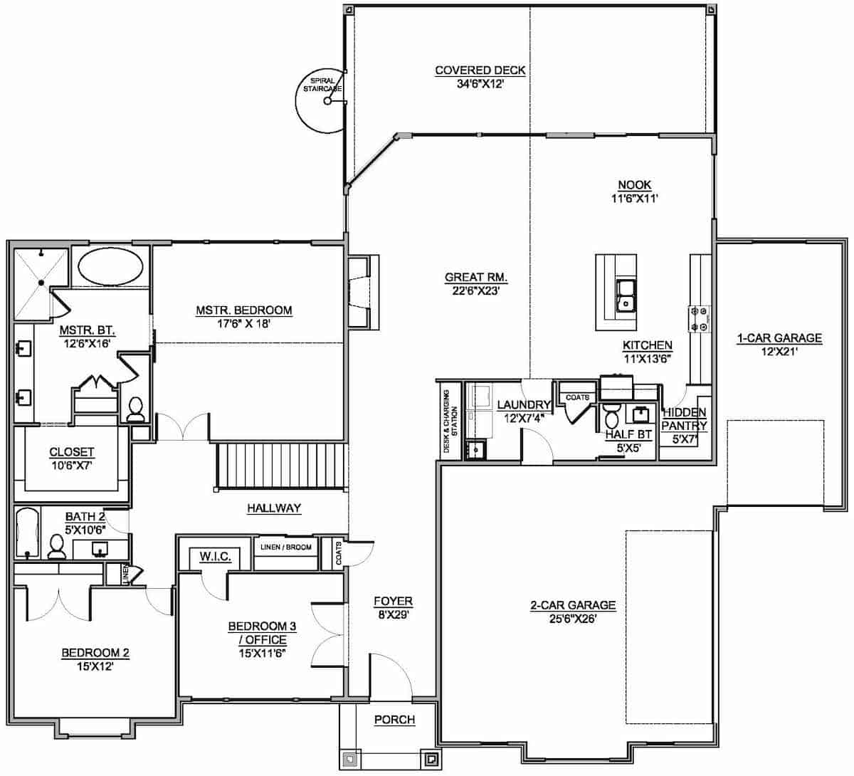 Floor Plan Main Level