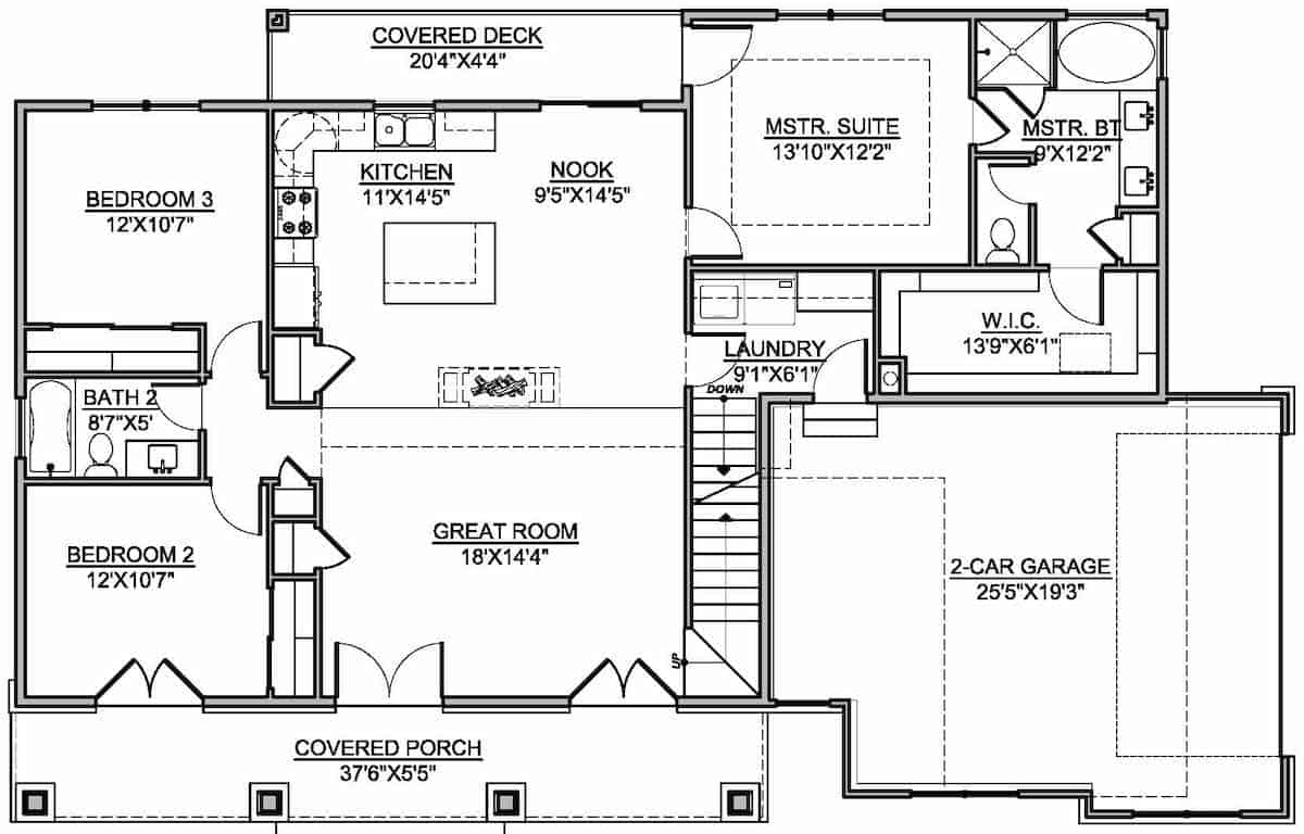 Floor Plan Main Level