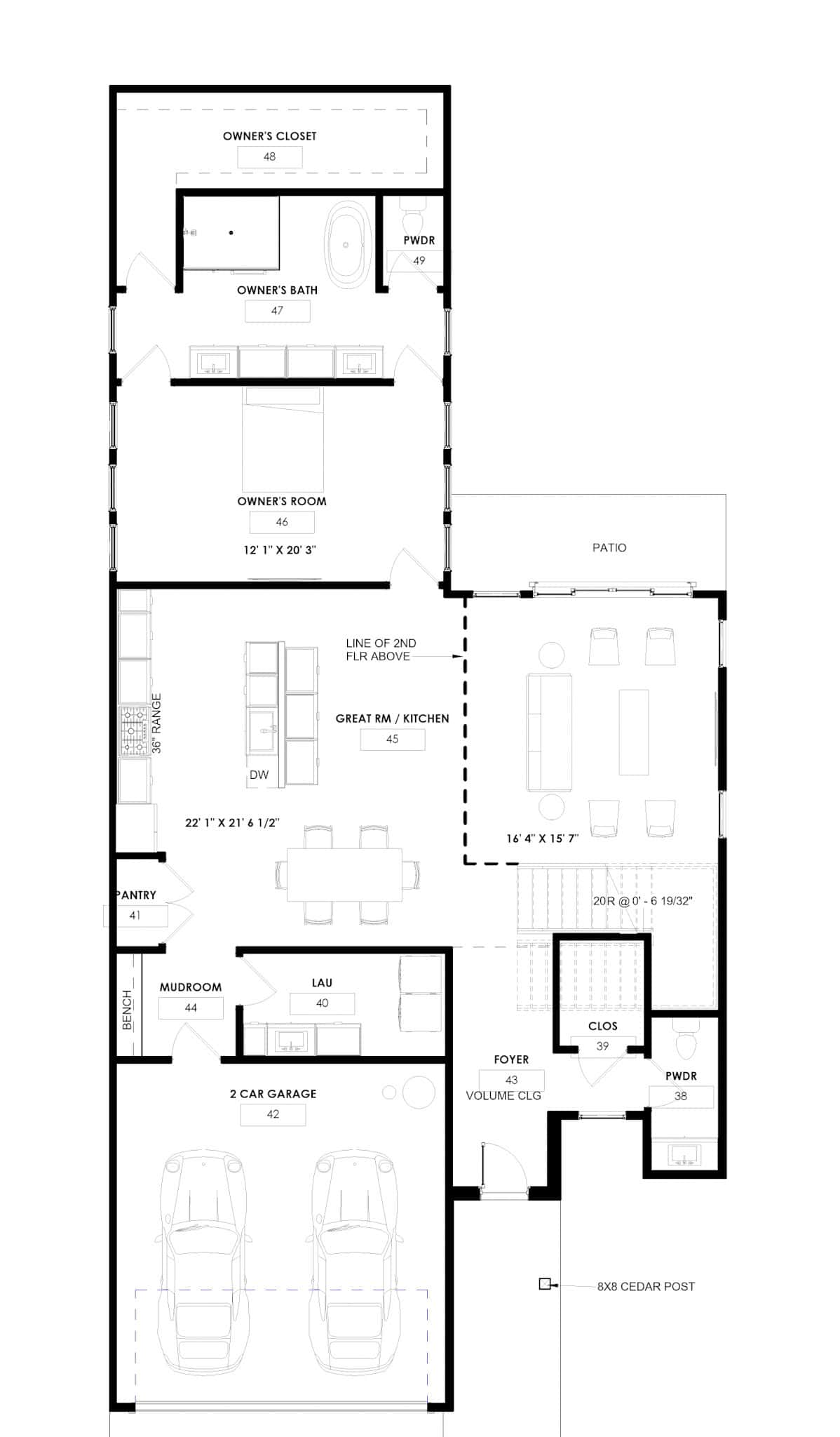 Floor Plan First Story